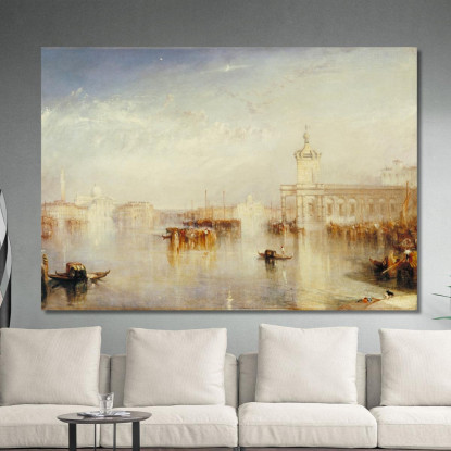 La Citella Di Dogano San Giorgio Dalla Scalinata Europa Joseph Mallord William Turner jwt11 quadro stampato su tela