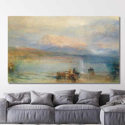 Il Rigi Rosso Joseph Mallord William Turner jwt13 quadro stampato su tela
