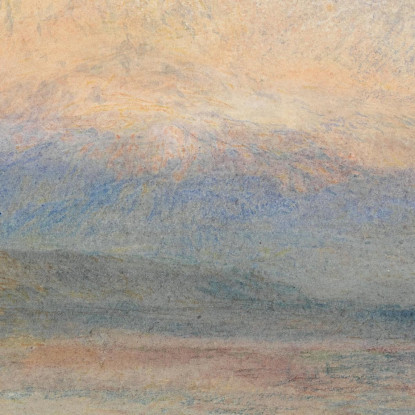 Il Rigi Rosso Joseph Mallord William Turner jwt13 quadro stampato su tela