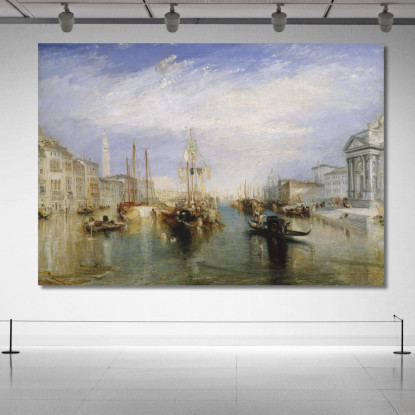 Venice From The Porch Of Madonna Della Salute Joseph Mallord William Turner jwt16 quadro stampato su tela