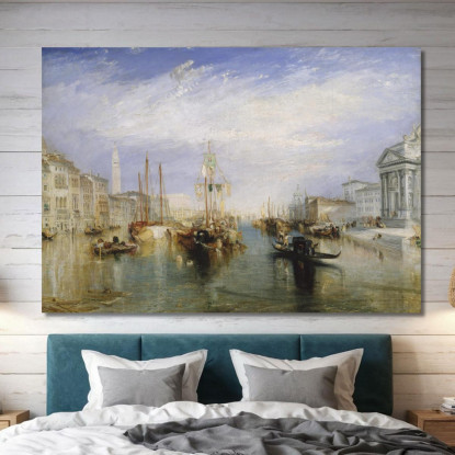 Venice From The Porch Of Madonna Della Salute Joseph Mallord William Turner jwt16 quadro stampato su tela