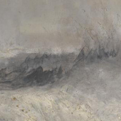Onde Che Si Infrangono Contro Il Vento Joseph Mallord William Turner jwt17 quadro stampato su tela