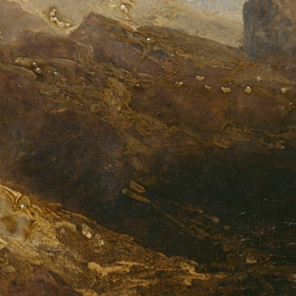 Castello Di Dolbadarn Joseph Mallord William Turner jwt18 quadro stampato su tela