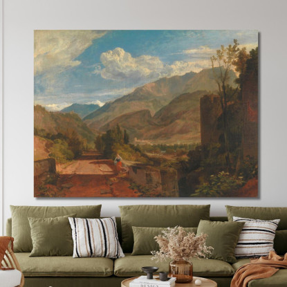 Castello Di St. Michael Bonneville Savoia Joseph Mallord William Turner jwt34 quadro stampato su tela