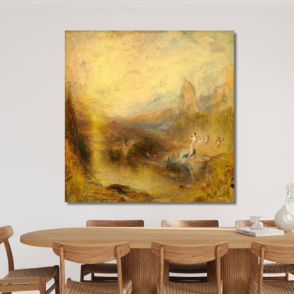 Glauco E Scilla Joseph Mallord William Turner jwt52 quadro stampato su tela