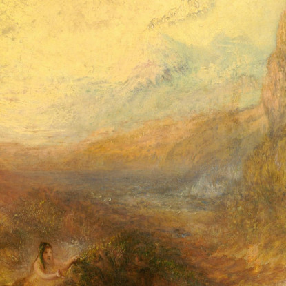 Glauco E Scilla Joseph Mallord William Turner jwt52 quadro stampato su tela