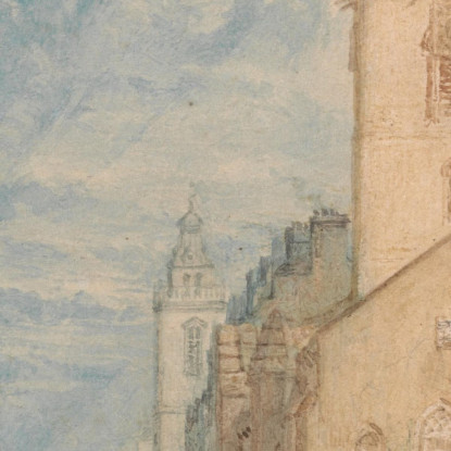 High Street Edimburgo Joseph Mallord William Turner jwt57 quadro stampato su tela