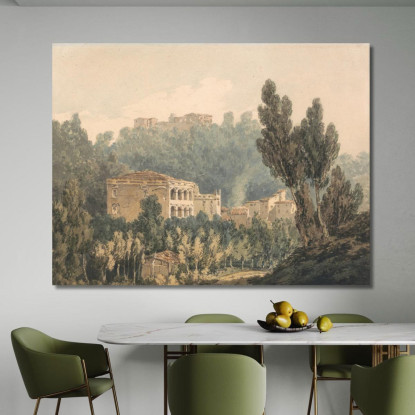 Nella Valle Vicino A Vietri Joseph Mallord William Turner jwt59 quadro stampato su tela