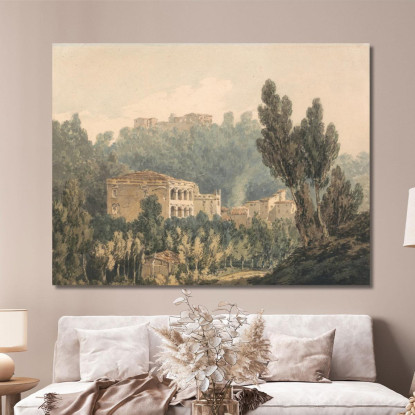 Nella Valle Vicino A Vietri Joseph Mallord William Turner jwt59 quadro stampato su tela