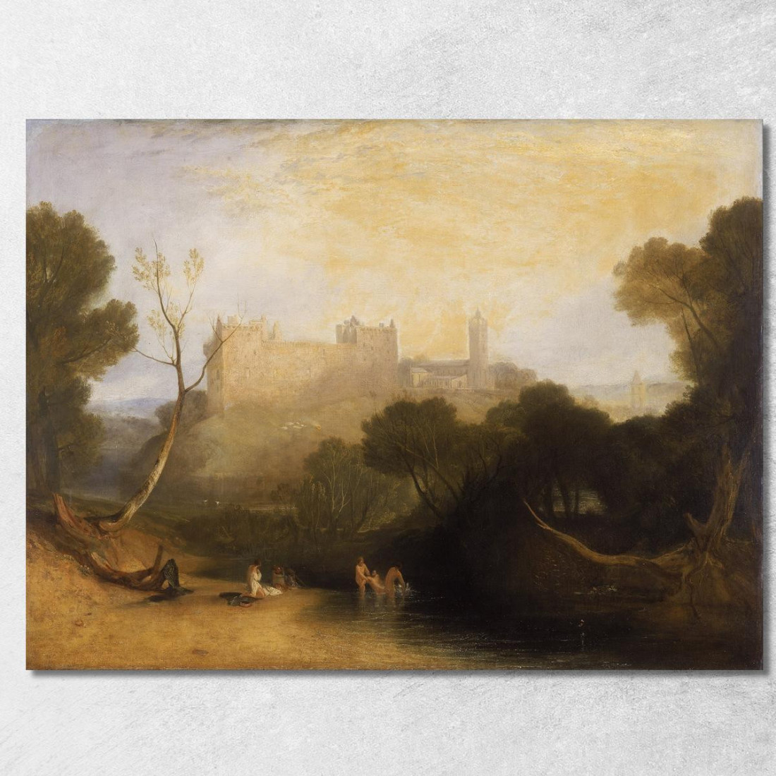Palazzo Di Linlithgow Joseph Mallord William Turner jwt71 quadro stampato su tela