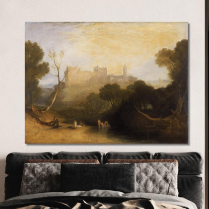 Palazzo Di Linlithgow Joseph Mallord William Turner jwt71 quadro stampato su tela