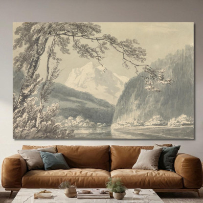 Vicino A Grindelwald Joseph Mallord William Turner jwt84 quadro stampato su tela