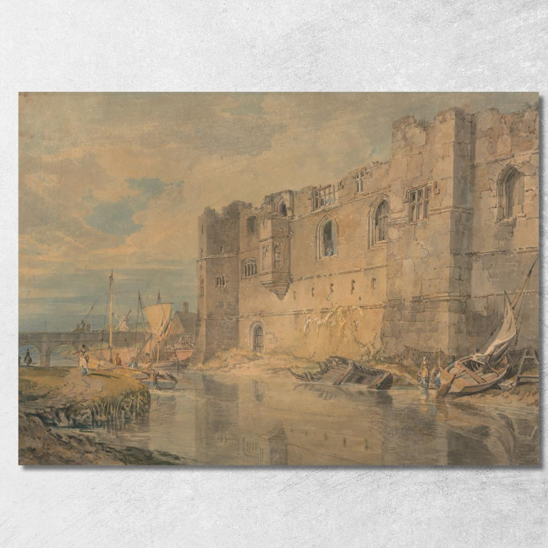 Newark Sopra Trent Joseph Mallord William Turner jwt86 quadro stampato su tela