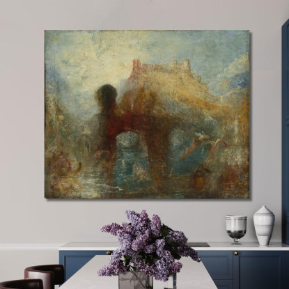 La Grotta Della Regina Mab Joseph Mallord William Turner jwt93 quadro stampato su tela