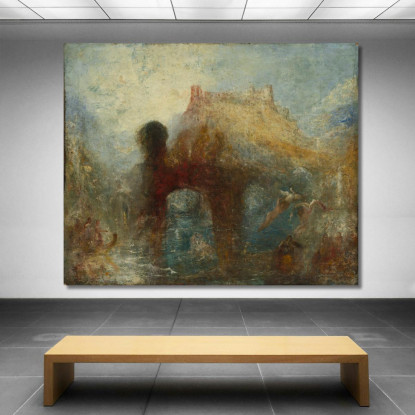 La Grotta Della Regina Mab Joseph Mallord William Turner jwt93 quadro stampato su tela