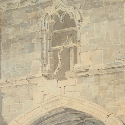 Porta Di Sant'Agostino Canterbury Joseph Mallord William Turner jwt99 quadro stampato su tela