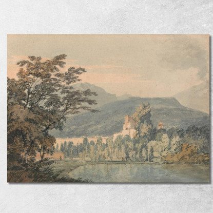 La Villa Di Sir William Hamilton Joseph Mallord William Turner jwt109 quadro stampato su tela