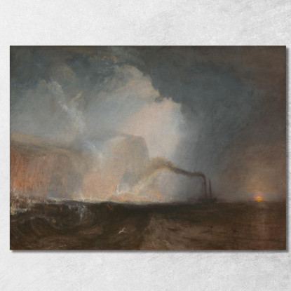 Staffa Fingal'S Cave Joseph Mallord William Turner jwt115 quadro stampato su tela