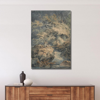 Il Pescatore Joseph Mallord William Turner jwt122 quadro stampato su tela