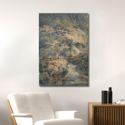 Il Pescatore Joseph Mallord William Turner jwt122 quadro stampato su tela