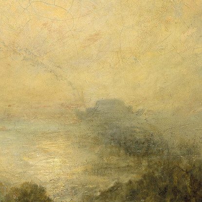 La Sera Del Diluvio Joseph Mallord William Turner jwt127 quadro stampato su tela