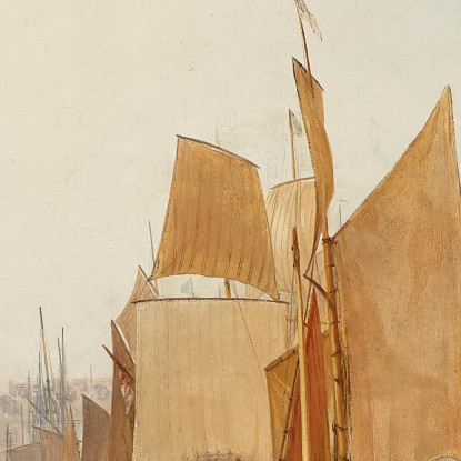 Il Porto Di Dieppe Joseph Mallord William Turner jwt132 quadro stampato su tela