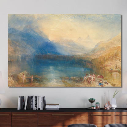 Il Lago Di Zugo Joseph Mallord William Turner jwt134 quadro stampato su tela