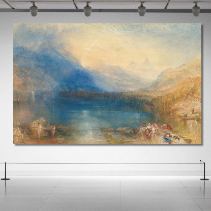 Il Lago Di Zugo Joseph Mallord William Turner jwt134 quadro stampato su tela