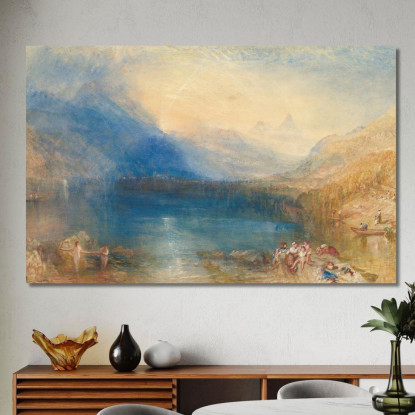 Il Lago Di Zugo Joseph Mallord William Turner jwt134 quadro stampato su tela