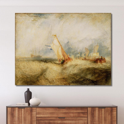 Van Tromp Sta Per Compiacere I Suoi Padroni Joseph Mallord William Turner jwt143 quadro stampato su tela