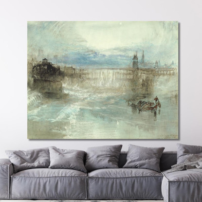 Veduta Di Lucerna Joseph Mallord William Turner jwt152 quadro stampato su tela