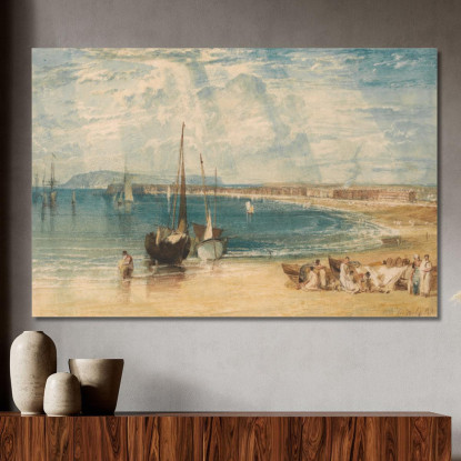 Weymouth Joseph Mallord William Turner jwt157 quadro stampato su tela