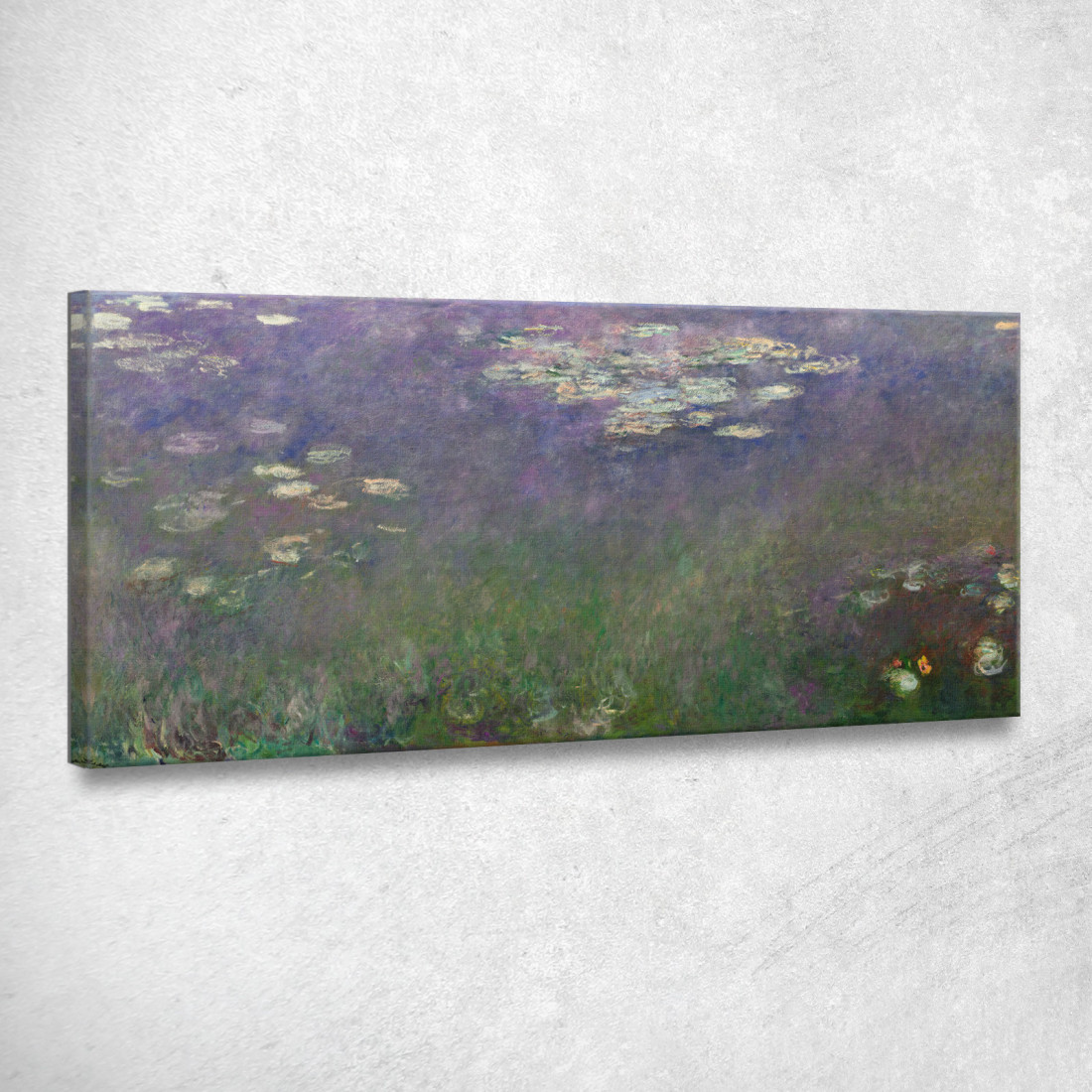 Ninfee Agapanthus Claude Monet mnt358 quadro stampato su tela