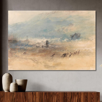 Sabbie Di Yarmouth Joseph Mallord William Turner jwt160 quadro stampato su tela