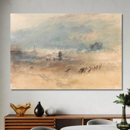 Sabbie Di Yarmouth Joseph Mallord William Turner jwt160 quadro stampato su tela