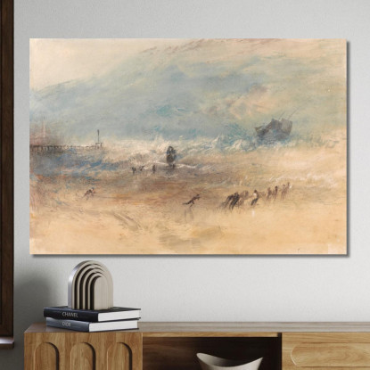 Sabbie Di Yarmouth Joseph Mallord William Turner jwt160 quadro stampato su tela