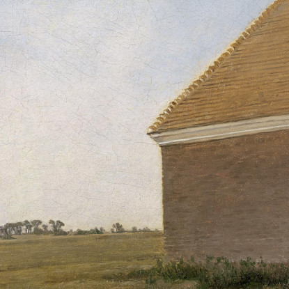 Newmarket Heath Avec La Maison De Frottement Des Écuries Du Roi À L'Arrivée Du Beacon Course 1765 George Stubbs tableau impressi