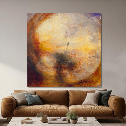 Luce E Colore La Teoria Di Goethe Il Mattino Dopo Il Diluvio La Scrittura Di Mosè Joseph Mallord William Turner quadro stampato