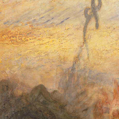 Licht Und Farbe Goethes Theorie Der Morgen Nach Der Sintflut Moses‘ Schrift Joseph Mallord William Turner drucken auf leinwand