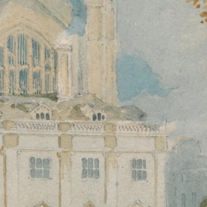 Clare Hall And King'S College Chapel Cambridge From The Banks Of The River Cam Joseph Mallord William Turner canvas print