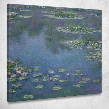 Ninfee Claude Monet mnt361 quadro stampato su tela