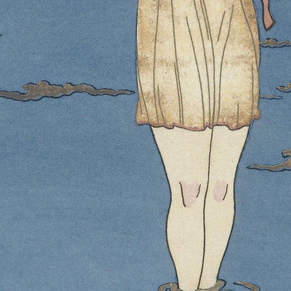 Costume Da Bagno George Barbier gbb13 quadro stampato su tela