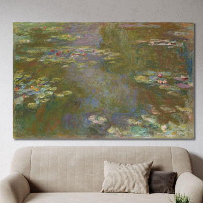 Stagno Delle Ninfee 2 Claude Monet mnt362 quadro stampato su tela