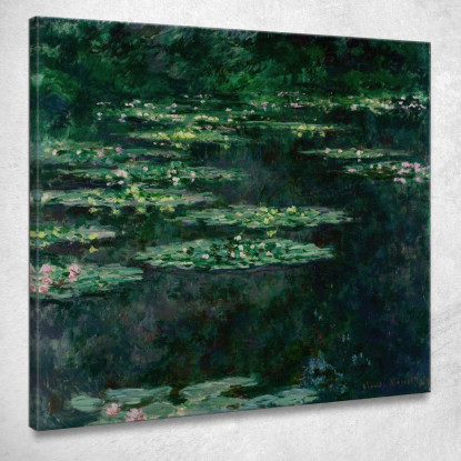 Ninfee Claude Monet mnt365 quadro stampato su tela