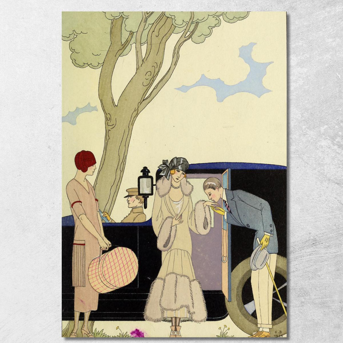 Falbalas E Fronzoli L'Ensie George Barbier gbb52 quadro stampato su tela