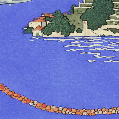 Abiti Da Sera Redfern Isola Bella George Barbier gbb63 quadro stampato su tela