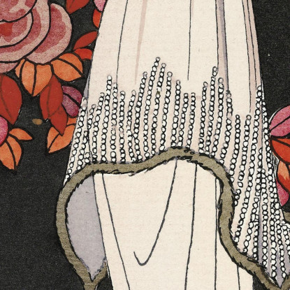Abito Da Sera L'Albero Della Scienza Di Doeuillet George Barbier gbb67 quadro stampato su tela