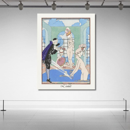 L'Acqua George Barbier gbb68 quadro stampato su tela