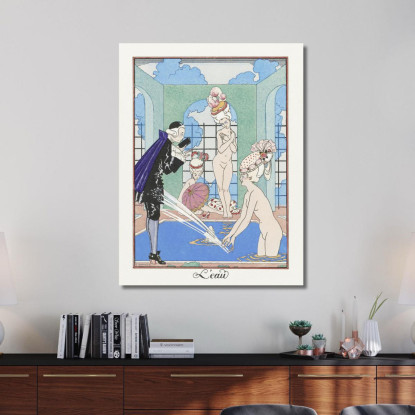 L'Acqua George Barbier gbb68 quadro stampato su tela