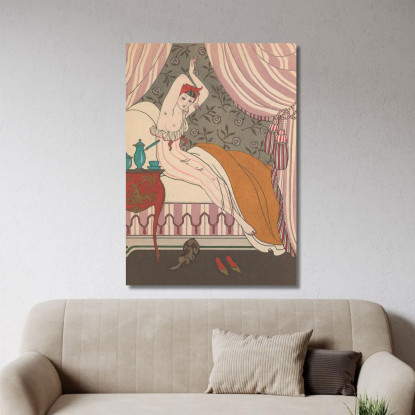 La Bella Mattinata George Barbier gbb74 quadro stampato su tela